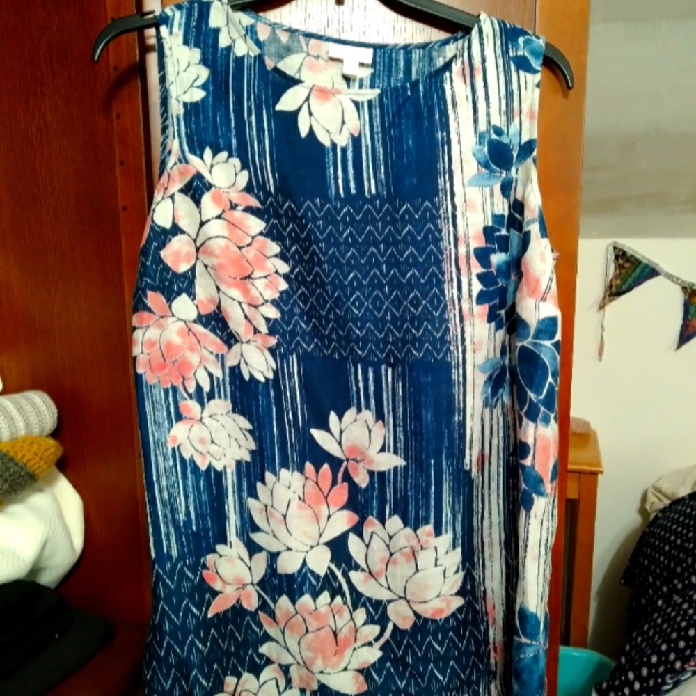 J jill linen tunic